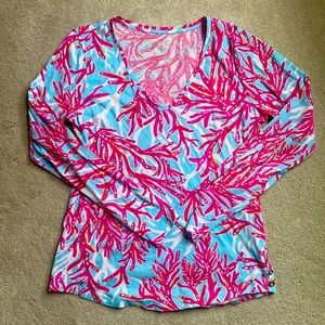 Lilly Pulitzer Breakwater Blue Nellie Top